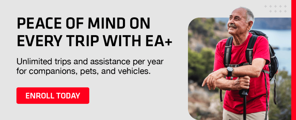 Peace of mind on every trip with EA+